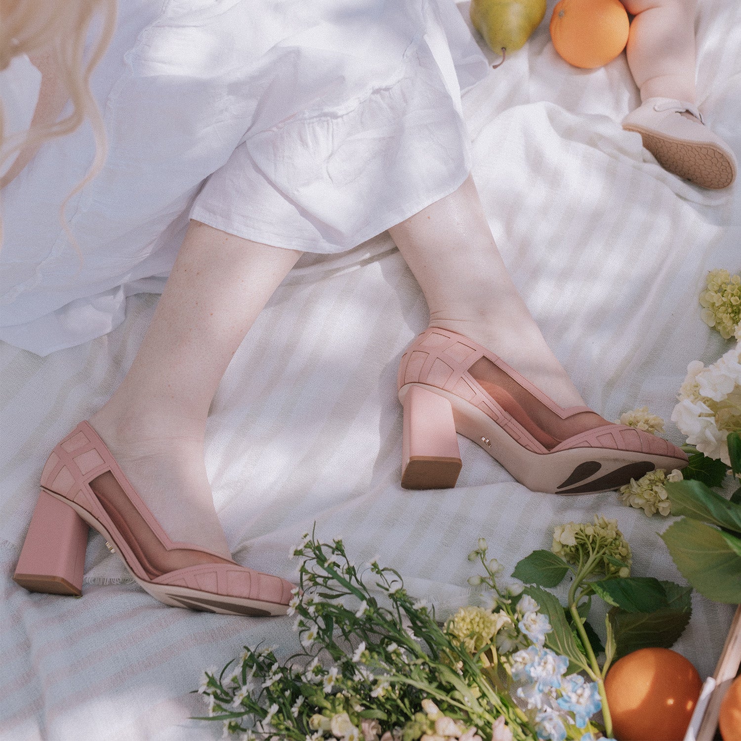 Ari Pink - Block Heels - Product View