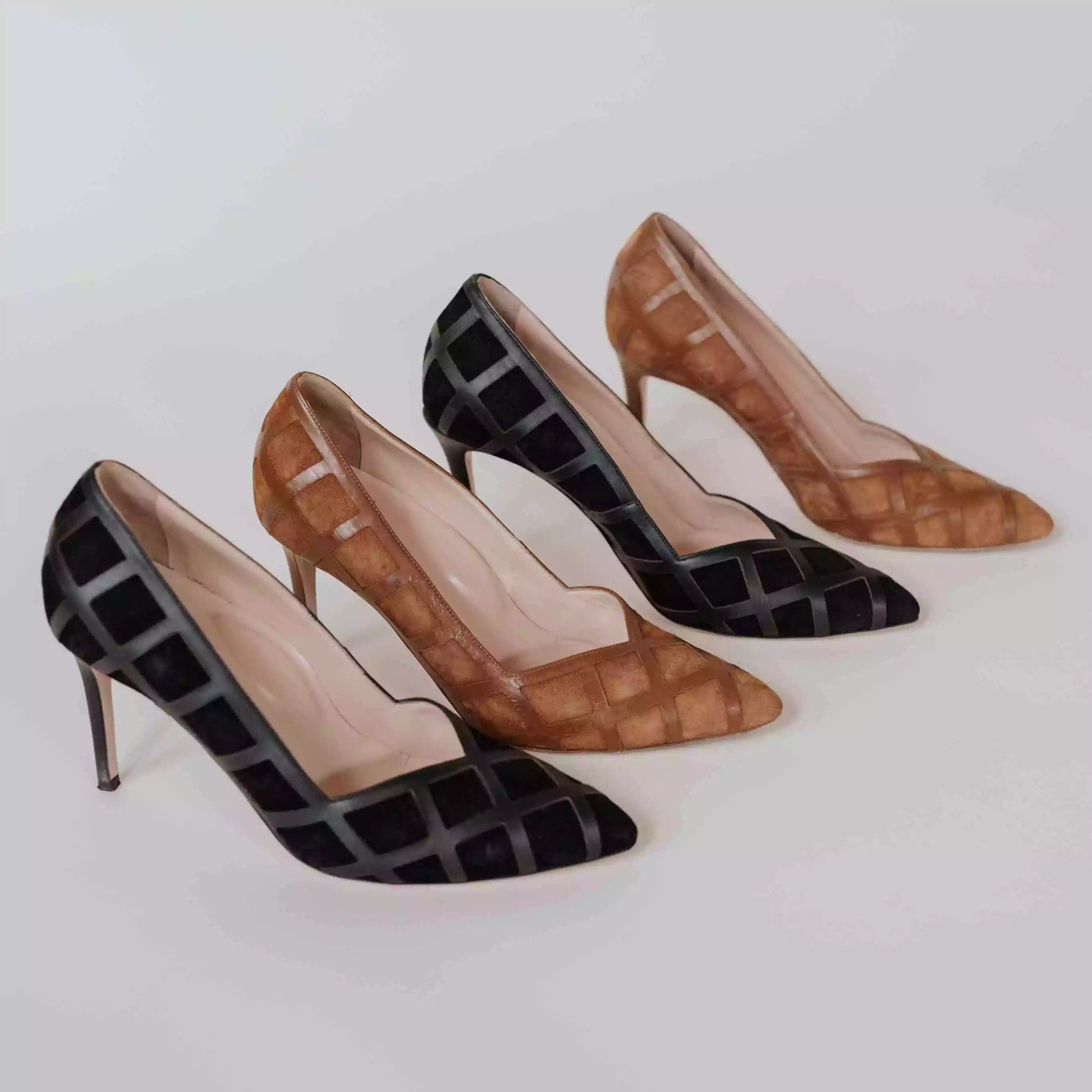 Aiden Black Pointed Toe Pump Heels