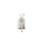 Meraki Pearl Double Strap Almond Toe Mary Jane Heels | E'MAR