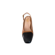 Narya Closed Toe Slingback Kitten Heels | E'MAR
