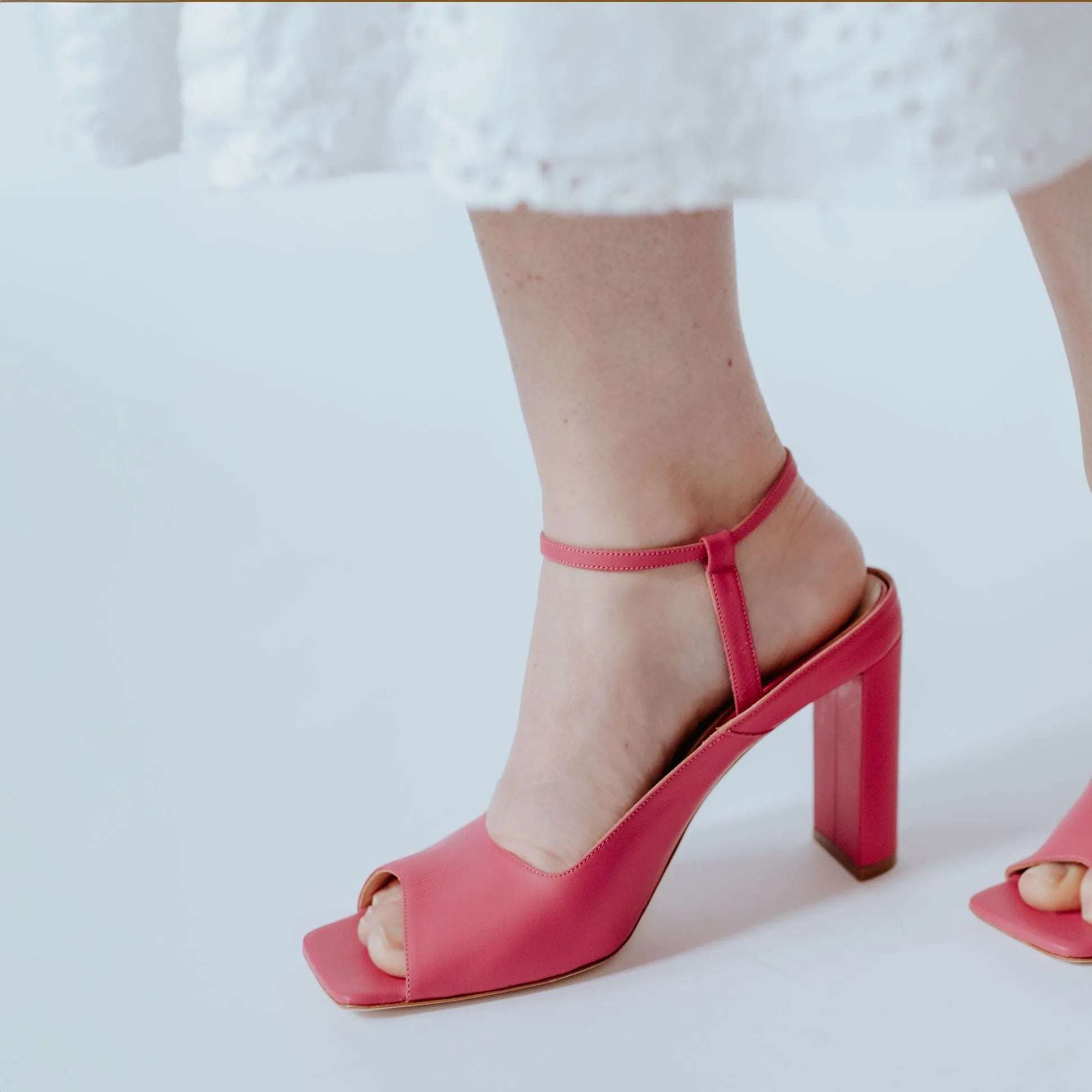 Rose Curieux Pink Nisa Open Toe Sandals