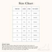 E'MAR Size Chart