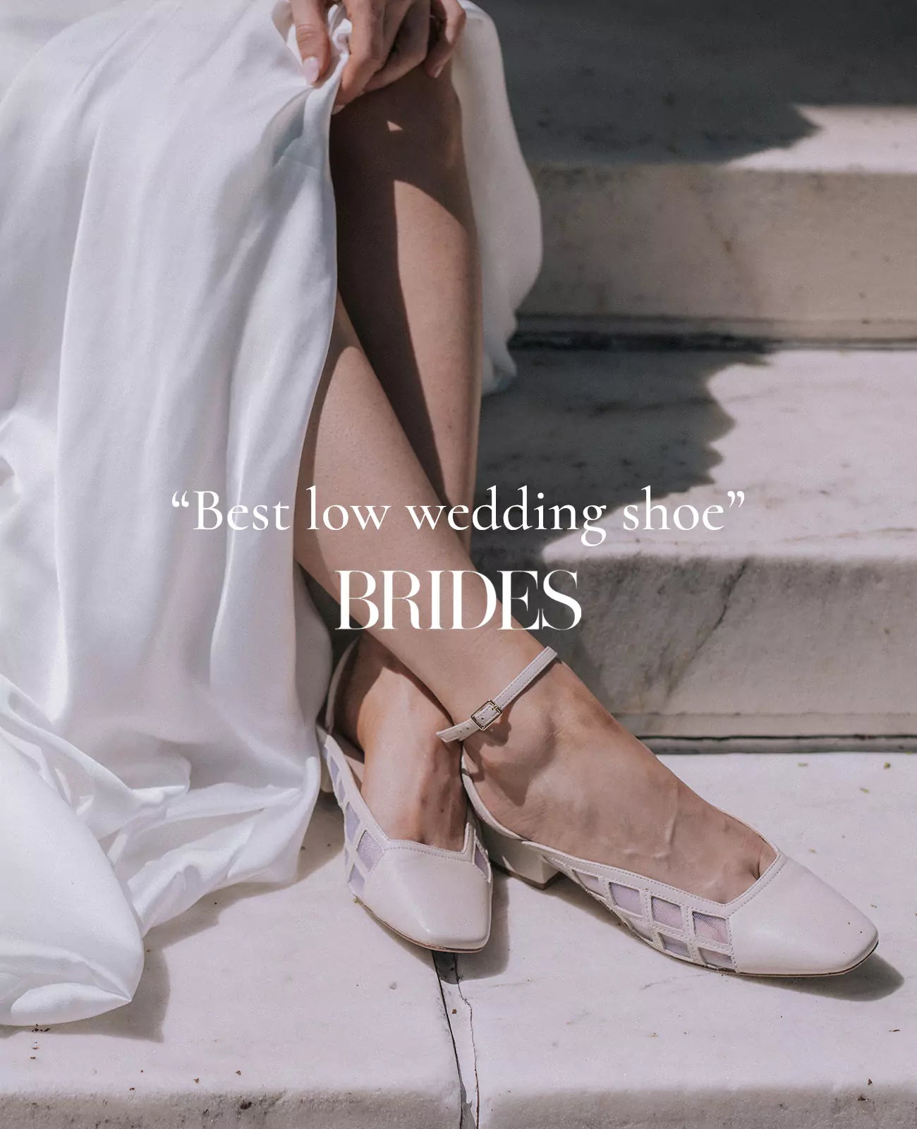 The Most Comfortable Low Heel Wedding Shoes | E'MAR